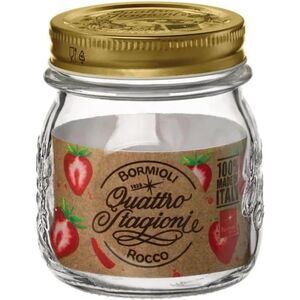 Bormioli Rocco Quattro Stagioni Small Glass Mason Jars 8.5, Set of 12